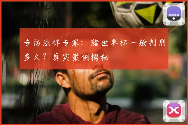专访法律专家:赌世界杯一般判刑多久?真实案例揭秘