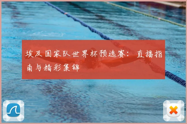 埃及国家队世界杯预选赛:直播指南与精彩集锦