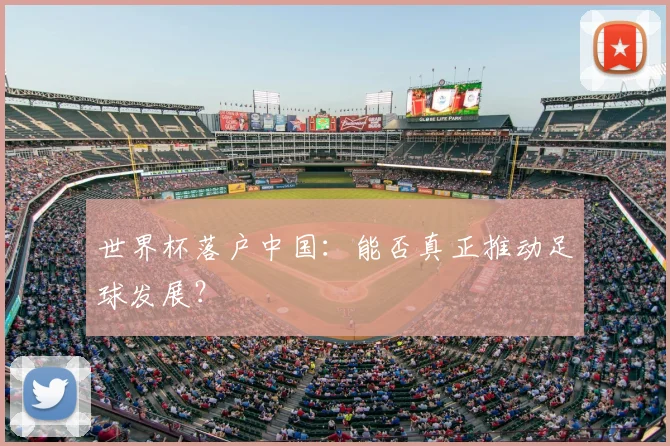 世界杯落户中国:能否真正推动足球发展?