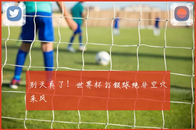 别天真了！世界杯打假球绝非空穴来风