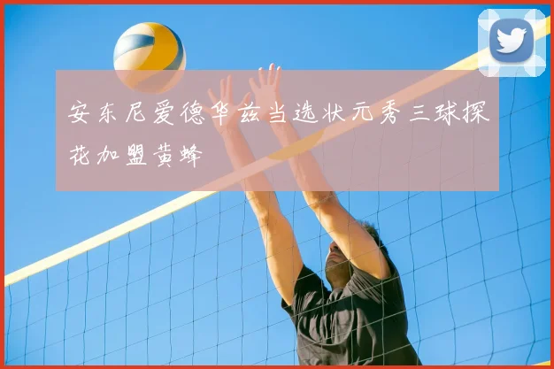 安东尼爱德华兹当选状元秀三球探花加盟黄蜂